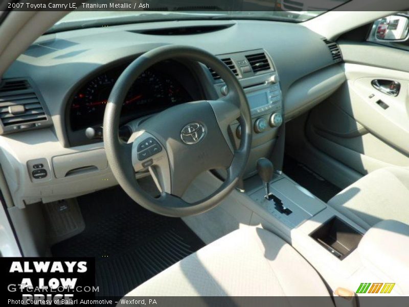 Titanium Metallic / Ash 2007 Toyota Camry LE