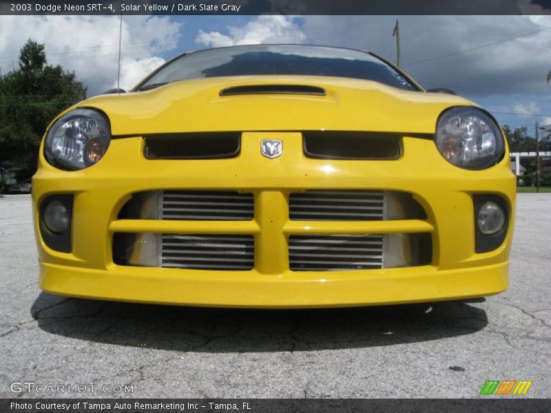 Solar Yellow / Dark Slate Gray 2003 Dodge Neon SRT-4