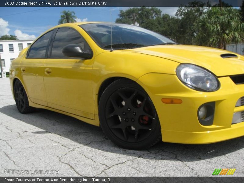 Solar Yellow / Dark Slate Gray 2003 Dodge Neon SRT-4