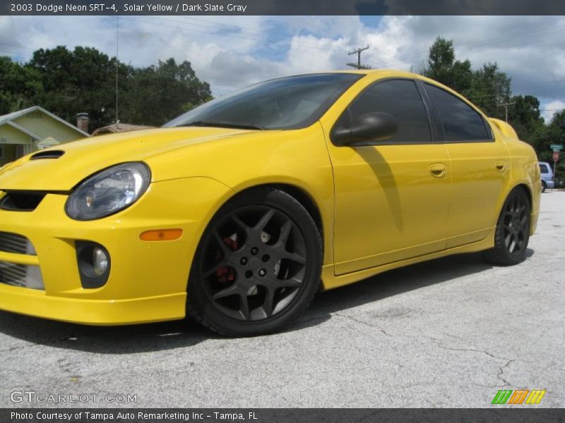 Solar Yellow / Dark Slate Gray 2003 Dodge Neon SRT-4