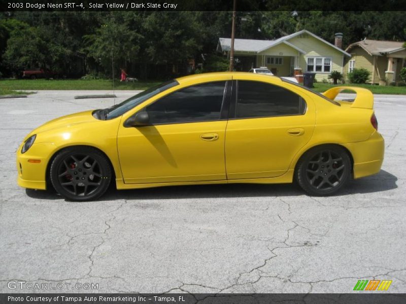 Solar Yellow / Dark Slate Gray 2003 Dodge Neon SRT-4