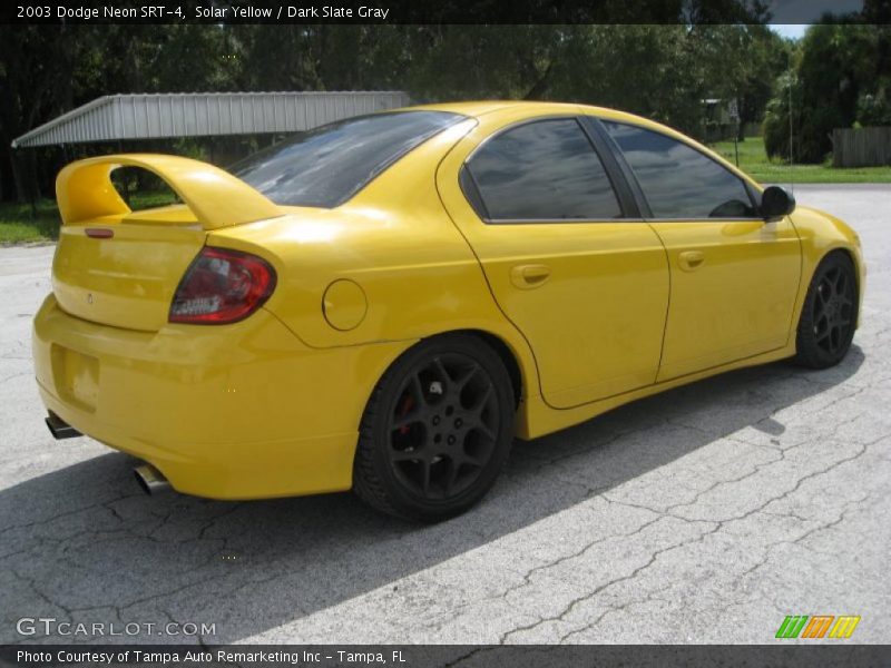 Solar Yellow / Dark Slate Gray 2003 Dodge Neon SRT-4