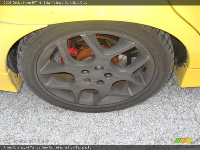 Solar Yellow / Dark Slate Gray 2003 Dodge Neon SRT-4