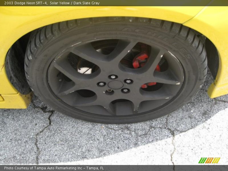 Solar Yellow / Dark Slate Gray 2003 Dodge Neon SRT-4