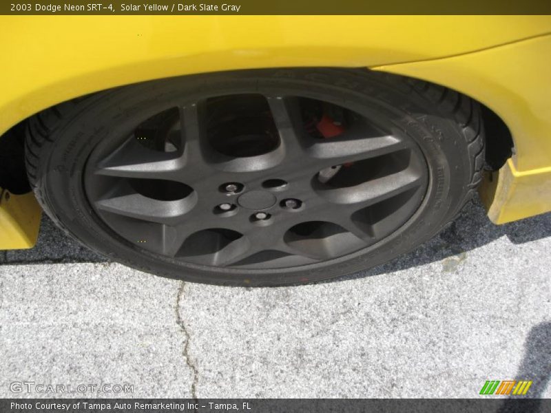 Solar Yellow / Dark Slate Gray 2003 Dodge Neon SRT-4