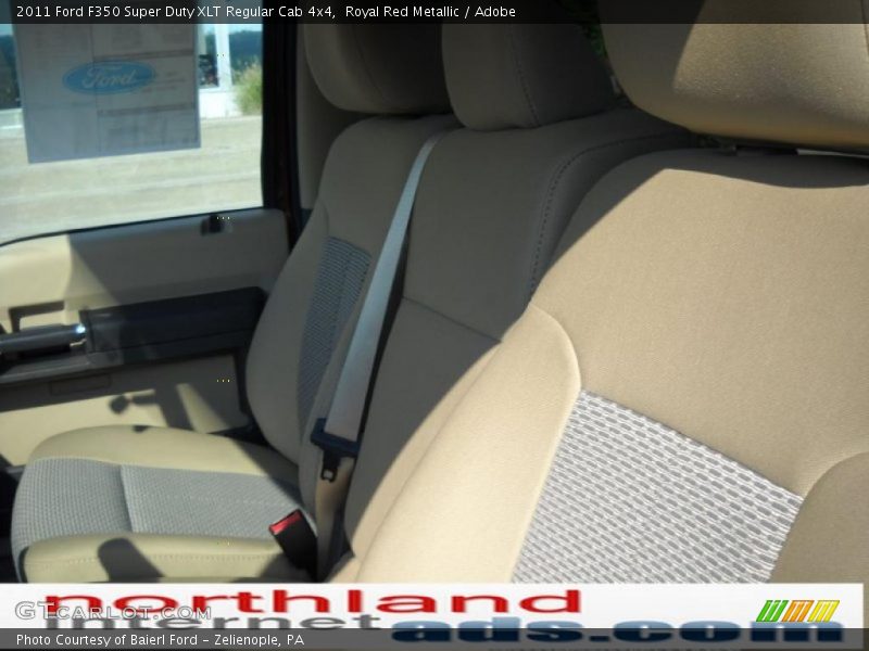 Royal Red Metallic / Adobe 2011 Ford F350 Super Duty XLT Regular Cab 4x4