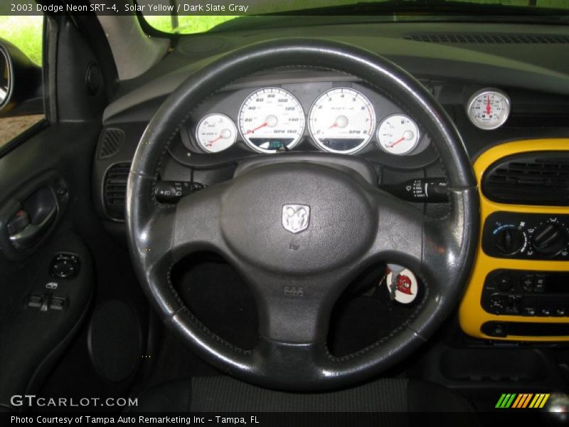 Solar Yellow / Dark Slate Gray 2003 Dodge Neon SRT-4