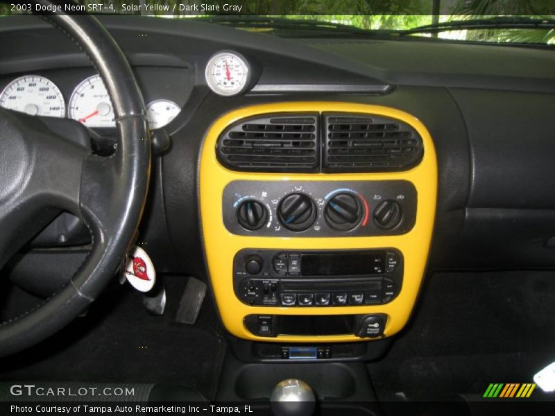 Solar Yellow / Dark Slate Gray 2003 Dodge Neon SRT-4