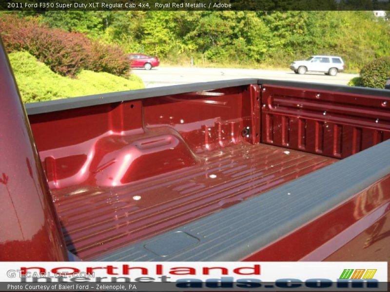 Royal Red Metallic / Adobe 2011 Ford F350 Super Duty XLT Regular Cab 4x4