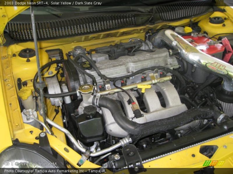 Solar Yellow / Dark Slate Gray 2003 Dodge Neon SRT-4