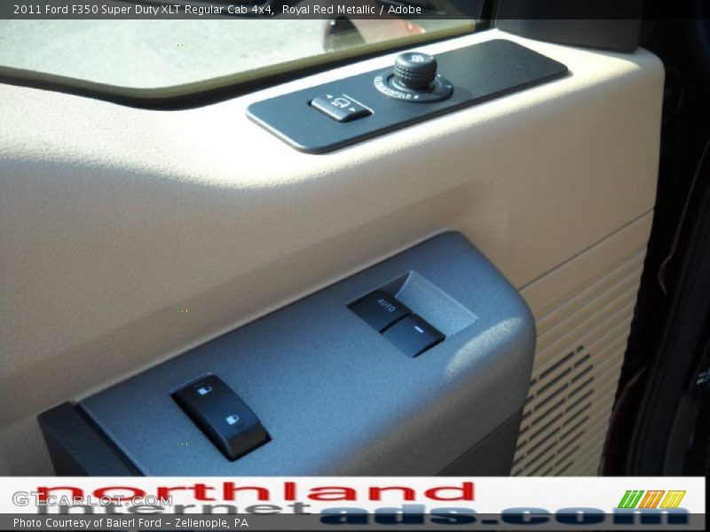 Royal Red Metallic / Adobe 2011 Ford F350 Super Duty XLT Regular Cab 4x4