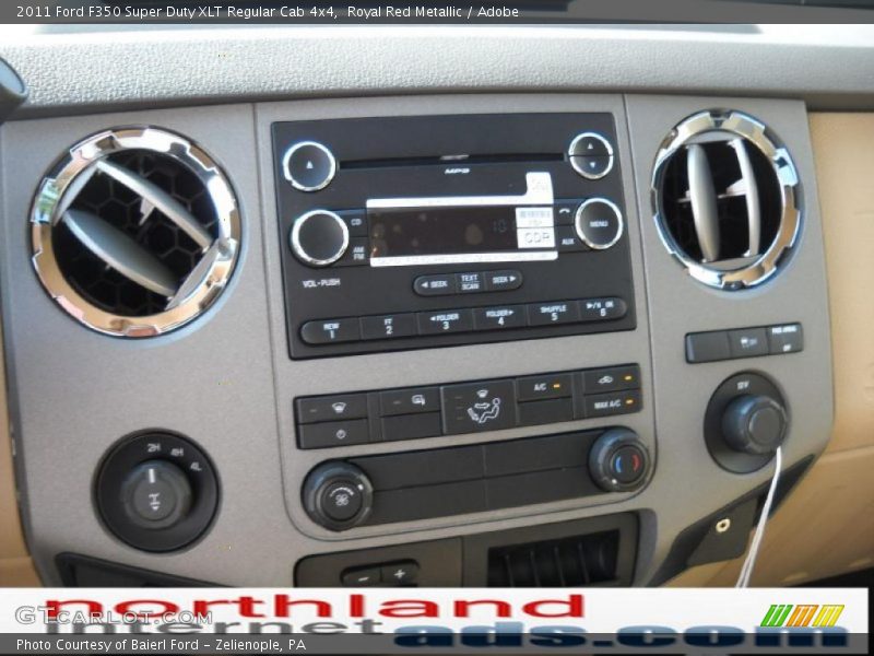 Royal Red Metallic / Adobe 2011 Ford F350 Super Duty XLT Regular Cab 4x4