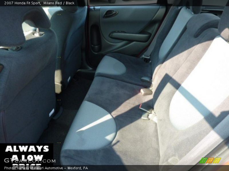 Milano Red / Black 2007 Honda Fit Sport