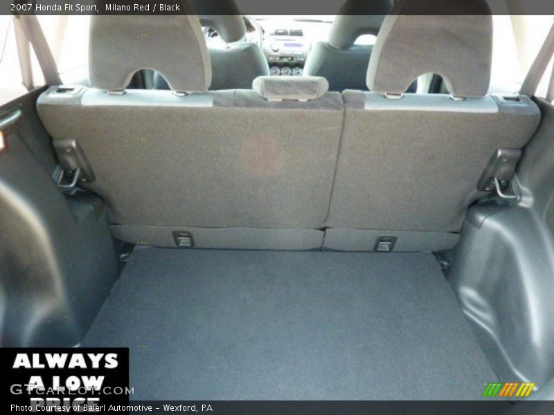 Milano Red / Black 2007 Honda Fit Sport