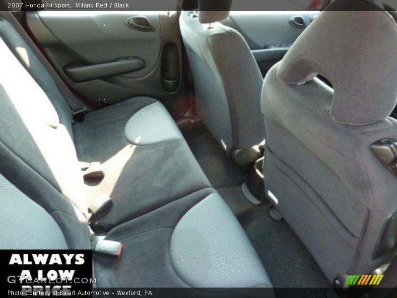 Milano Red / Black 2007 Honda Fit Sport