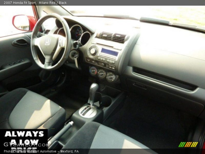 Milano Red / Black 2007 Honda Fit Sport