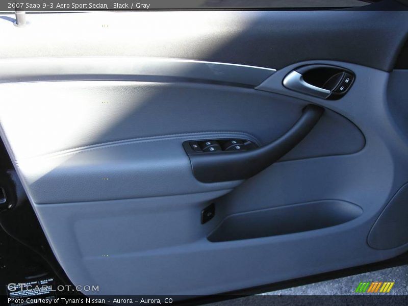 Black / Gray 2007 Saab 9-3 Aero Sport Sedan