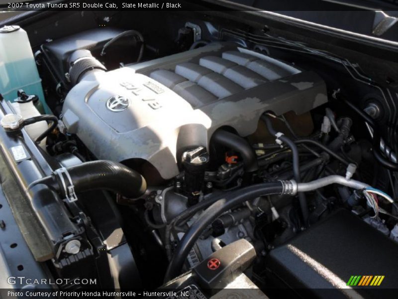 Slate Metallic / Black 2007 Toyota Tundra SR5 Double Cab