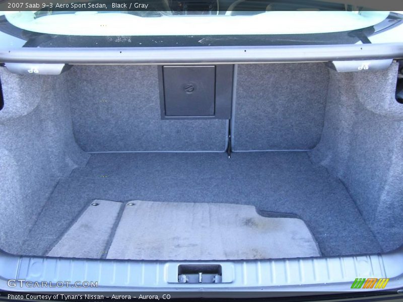 Black / Gray 2007 Saab 9-3 Aero Sport Sedan