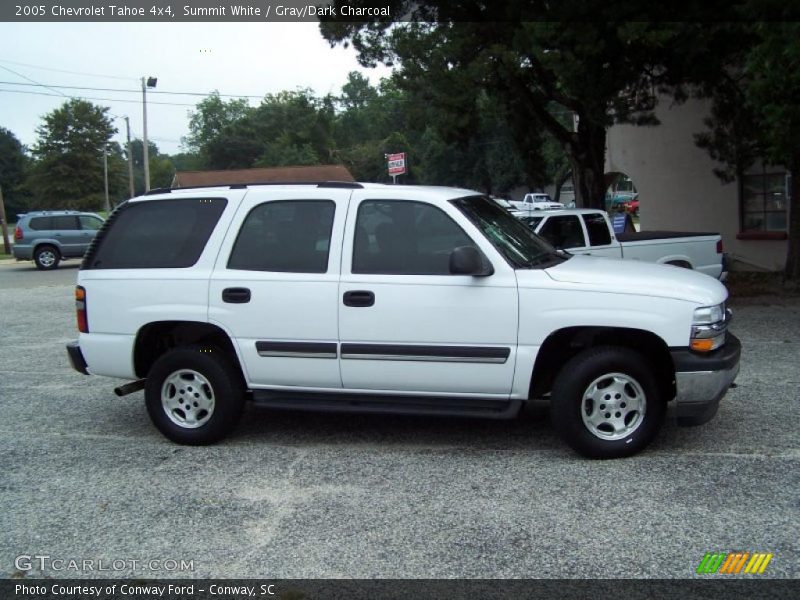 Summit White / Gray/Dark Charcoal 2005 Chevrolet Tahoe 4x4