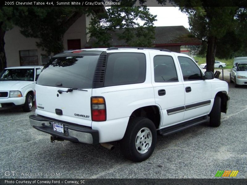 Summit White / Gray/Dark Charcoal 2005 Chevrolet Tahoe 4x4