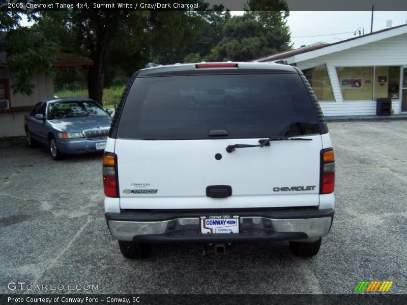Summit White / Gray/Dark Charcoal 2005 Chevrolet Tahoe 4x4
