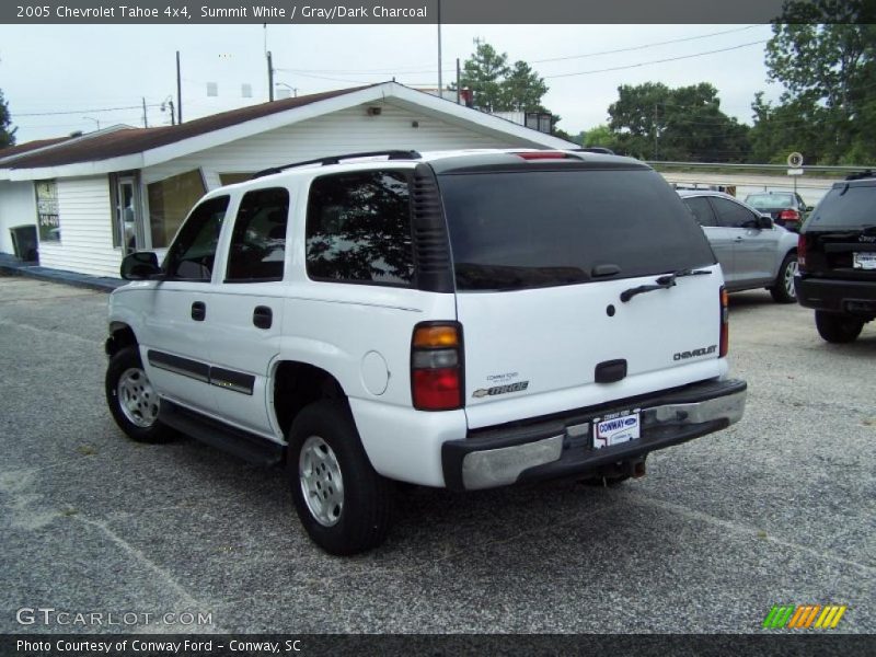 Summit White / Gray/Dark Charcoal 2005 Chevrolet Tahoe 4x4
