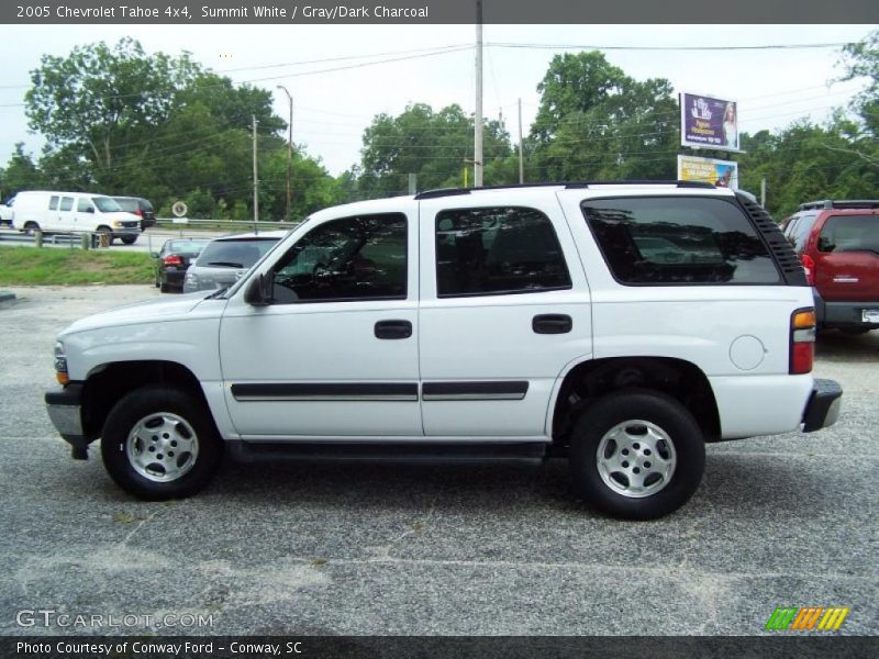 Summit White / Gray/Dark Charcoal 2005 Chevrolet Tahoe 4x4