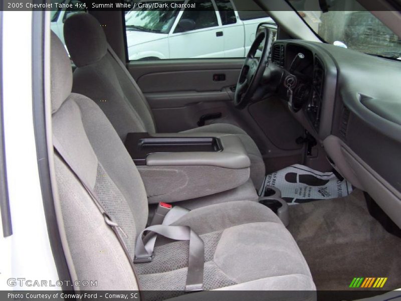 Summit White / Gray/Dark Charcoal 2005 Chevrolet Tahoe 4x4