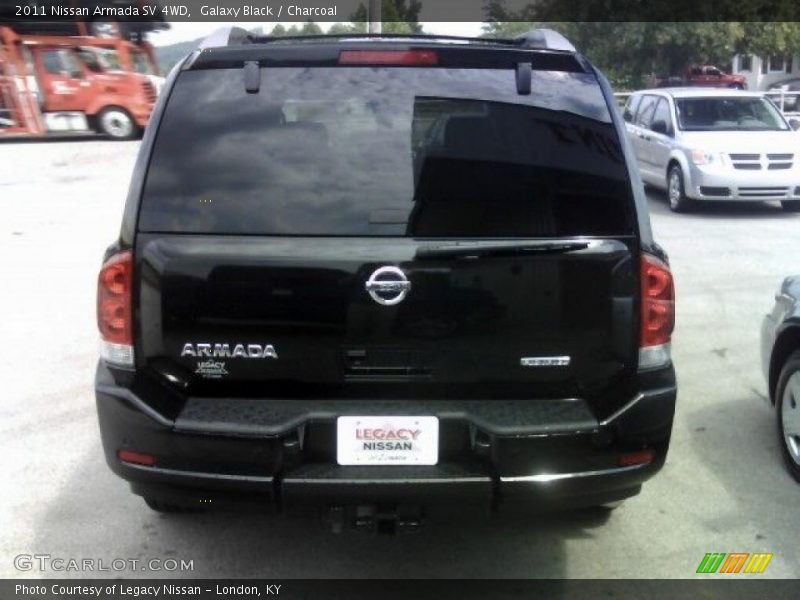 Galaxy Black / Charcoal 2011 Nissan Armada SV 4WD