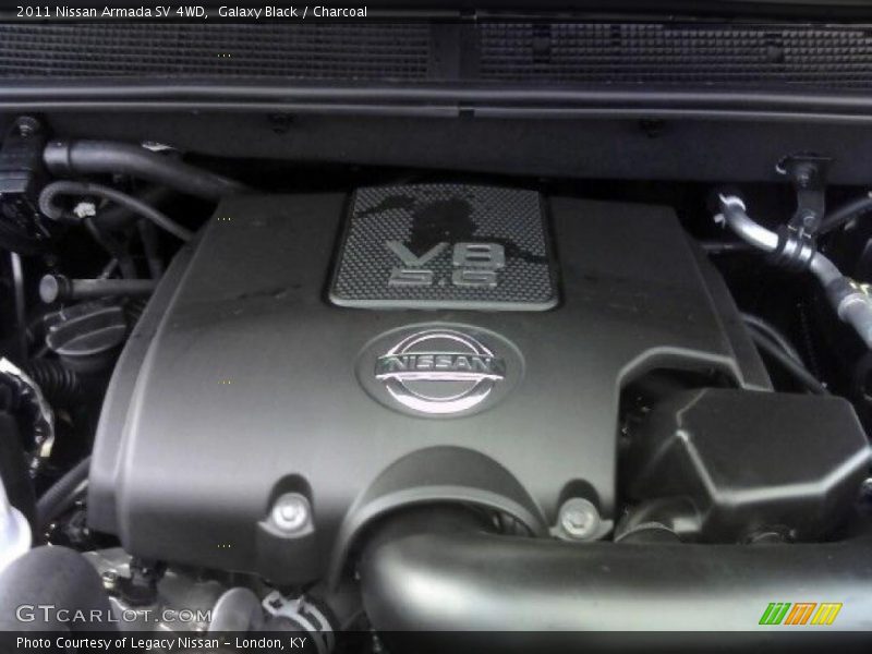 Galaxy Black / Charcoal 2011 Nissan Armada SV 4WD