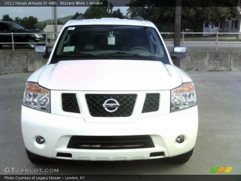 Blizzard White / Almond 2011 Nissan Armada SV 4WD