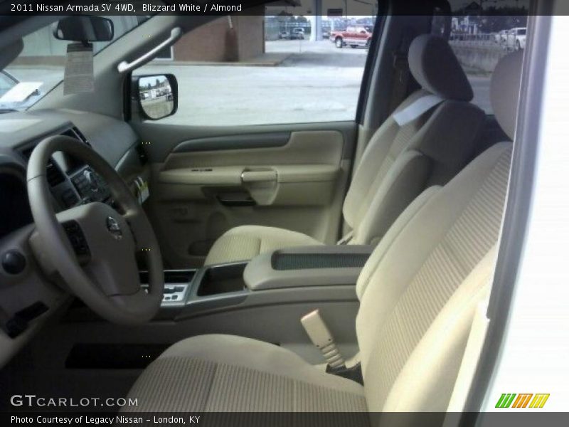 Blizzard White / Almond 2011 Nissan Armada SV 4WD