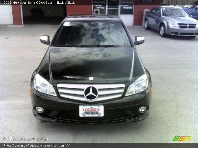 Black / Black 2008 Mercedes-Benz C 300 Sport