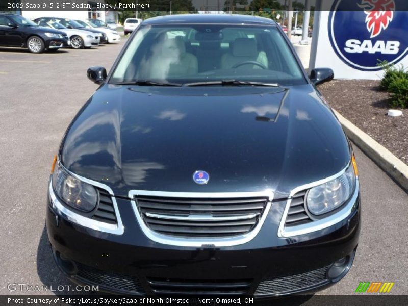 Black / Parchment 2009 Saab 9-5 2.3T Sedan