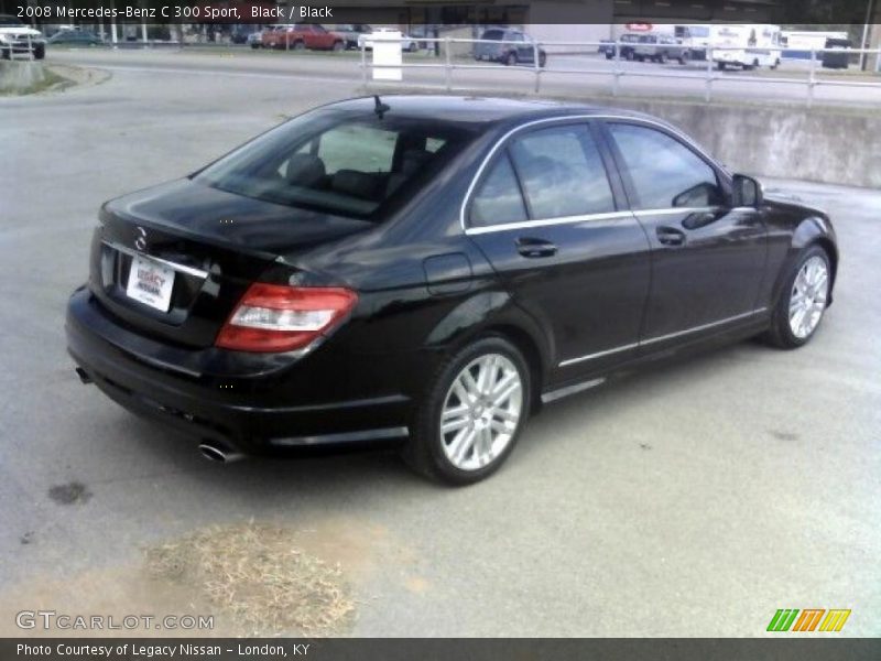 Black / Black 2008 Mercedes-Benz C 300 Sport