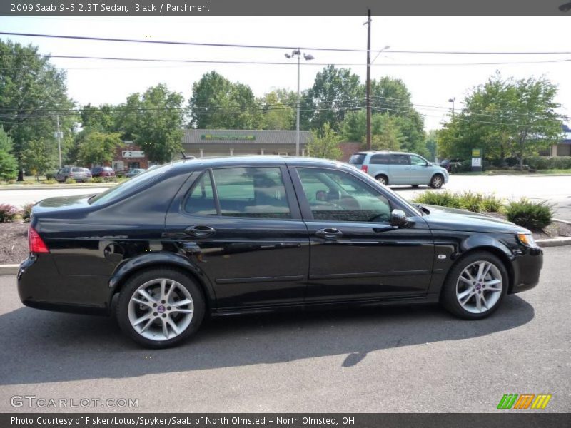 Black / Parchment 2009 Saab 9-5 2.3T Sedan