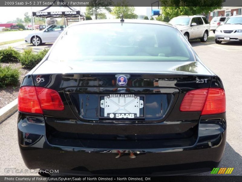 Black / Parchment 2009 Saab 9-5 2.3T Sedan
