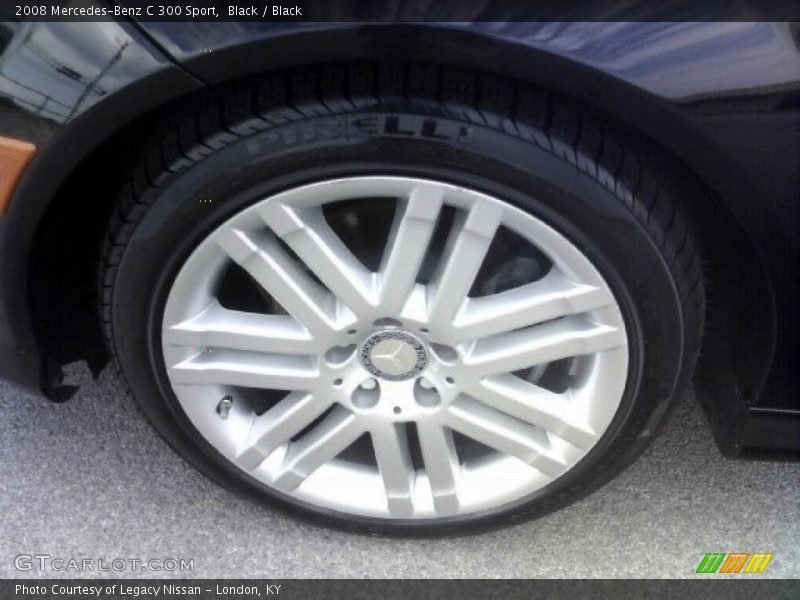 Black / Black 2008 Mercedes-Benz C 300 Sport