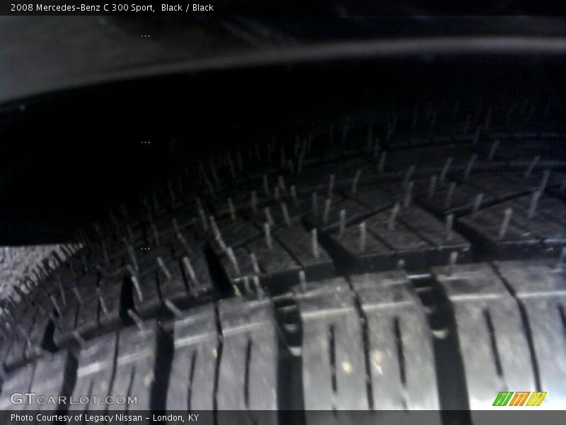 Black / Black 2008 Mercedes-Benz C 300 Sport