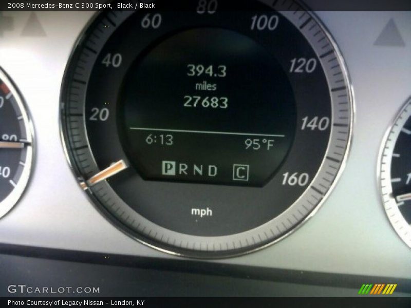 Black / Black 2008 Mercedes-Benz C 300 Sport