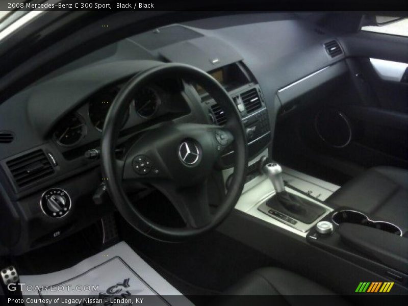 Black / Black 2008 Mercedes-Benz C 300 Sport