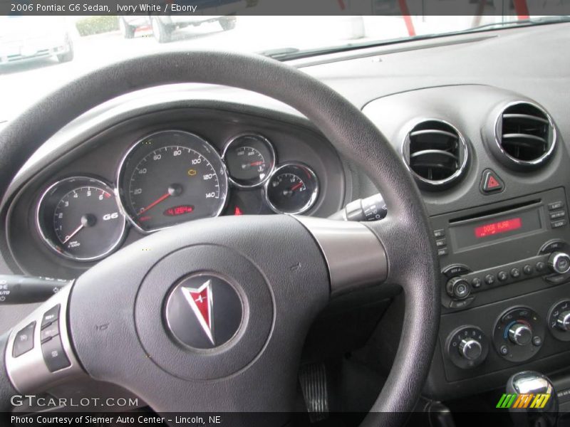 Ivory White / Ebony 2006 Pontiac G6 Sedan