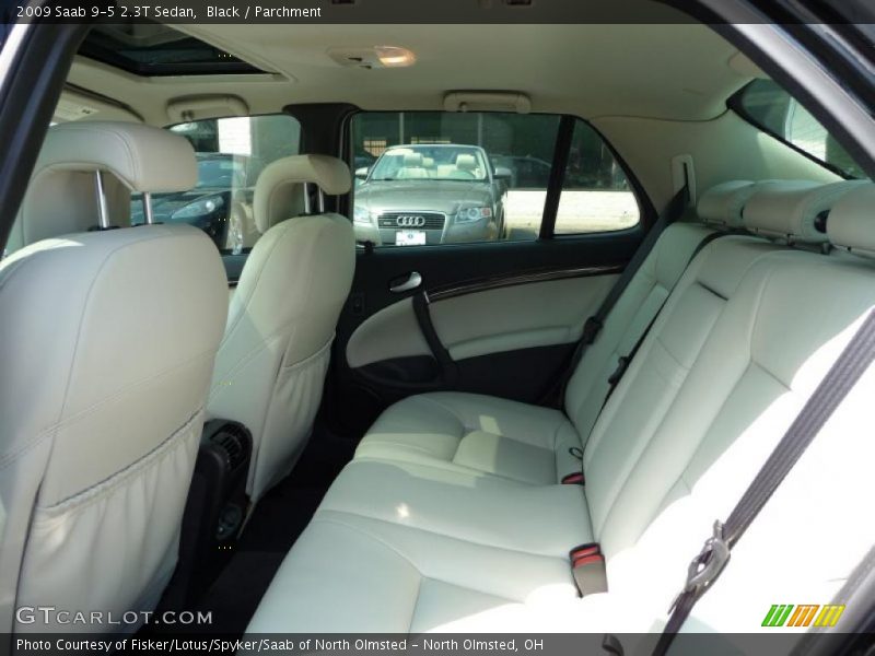 Black / Parchment 2009 Saab 9-5 2.3T Sedan