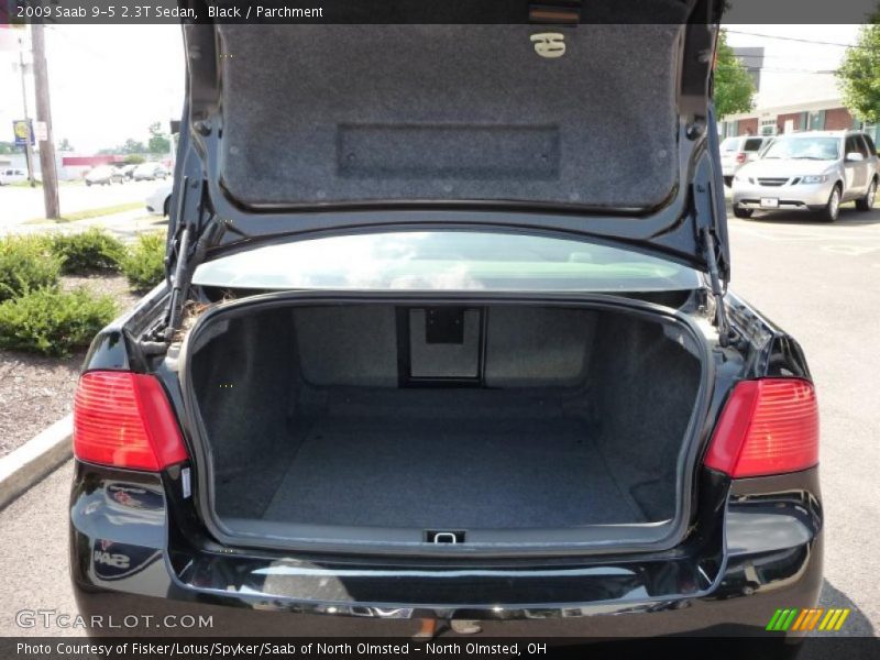 Black / Parchment 2009 Saab 9-5 2.3T Sedan