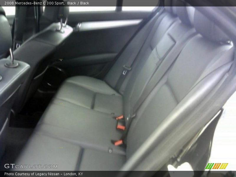Black / Black 2008 Mercedes-Benz C 300 Sport
