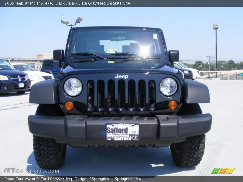 Black / Dark Slate Gray/Medium Slate Gray 2009 Jeep Wrangler X 4x4