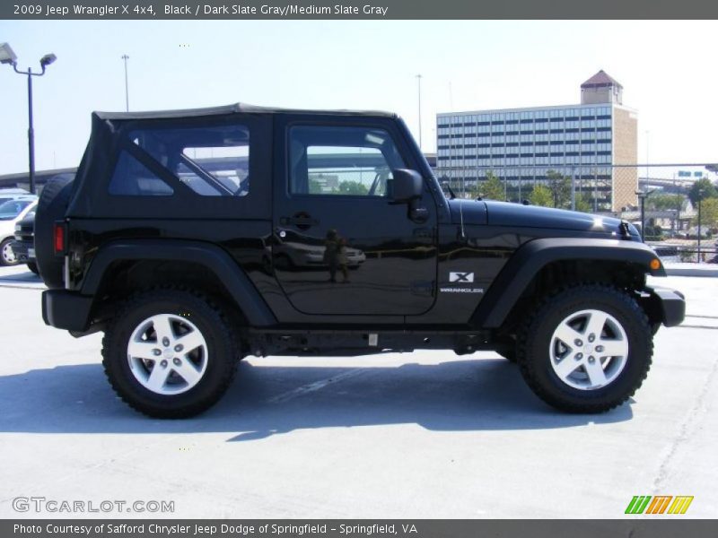 Black / Dark Slate Gray/Medium Slate Gray 2009 Jeep Wrangler X 4x4