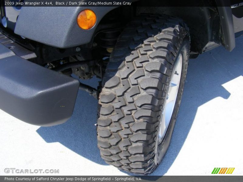 Black / Dark Slate Gray/Medium Slate Gray 2009 Jeep Wrangler X 4x4