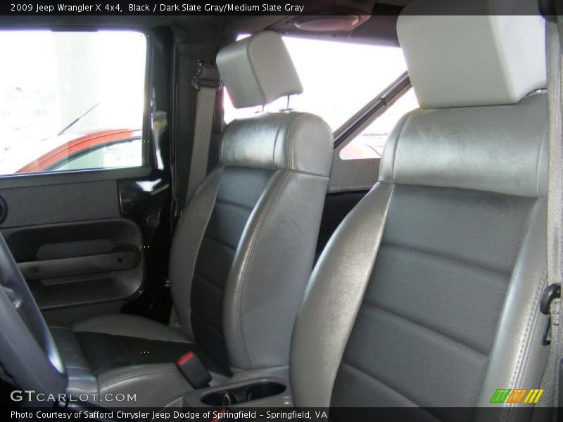 Black / Dark Slate Gray/Medium Slate Gray 2009 Jeep Wrangler X 4x4
